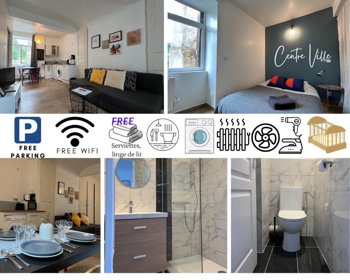 Tabi Appart ,Modern Chic Vs Free Parking,Wifi,Draps ทิแยร์ ภายนอก รูปภาพ
